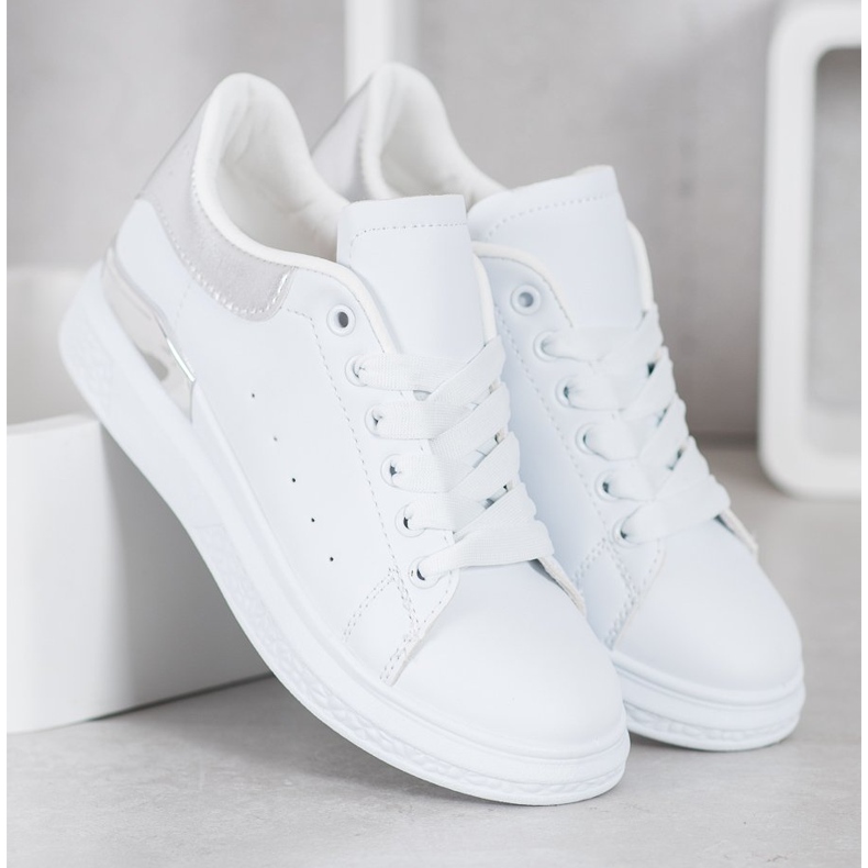 SHELOVET Módní sportovní obuv bílý 2