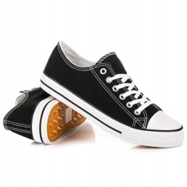 SHELOVET Černé tenisky černý 1