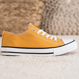 SHELOVET Žluté tenisky žlutá 1