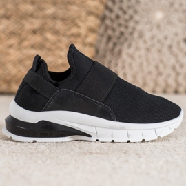 SHELOVET Sportovní nazouvací tenisky černá 1