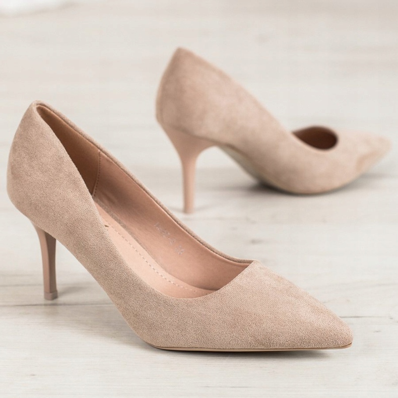 Small Swan Neformální vysoké podpatky hnědý 1