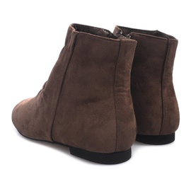 Suede Booties Chelsea boty 7-121 Khaki 1 Suede Booties Chelsea boty 7-121 Khaki 1