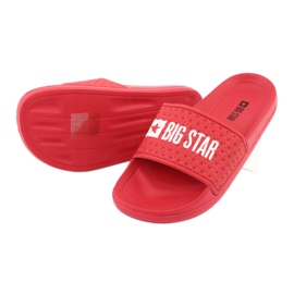 Big Star Dětské červené GG374801 pěnové pantofle červený 3