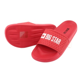 Pantofle Big Star Sport GG374801 červené bílý 3