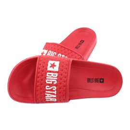 Big Star Dětské červené GG374801 pěnové pantofle 4