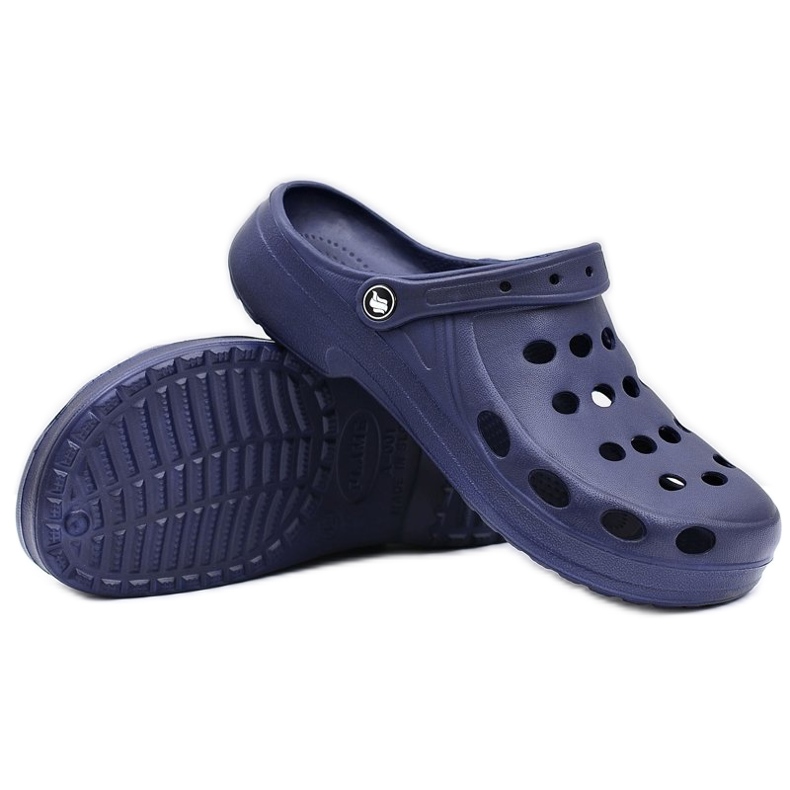 Flameshoes Pánské pantofle Sandály Navy Blue Crocs námořnická modrá 3