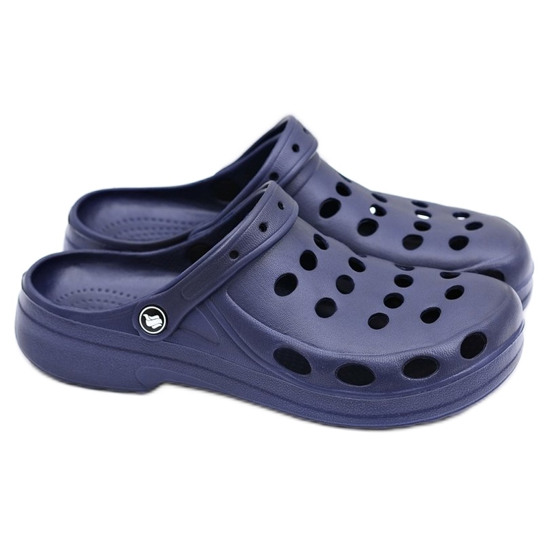 Flameshoes Pánské pantofle Sandály Navy Blue Crocs námořnická modrá 1