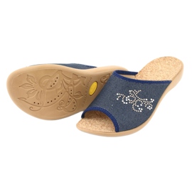 Dámské boty Befado pu 254D107 námořnická modrá 4