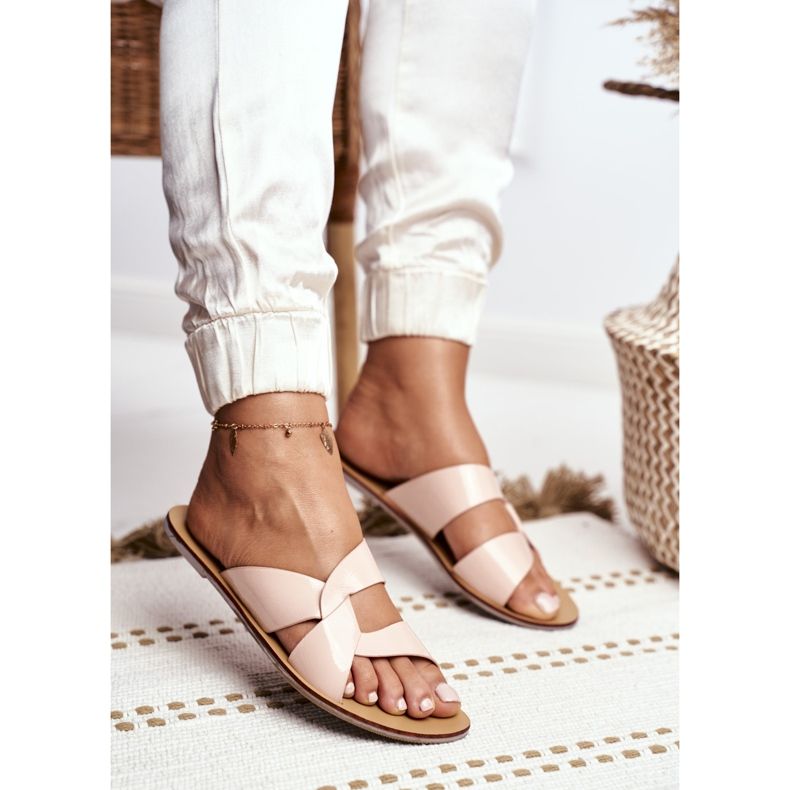 Dámské klasické pantofle Lu Boo béžové Mabella béžový 2