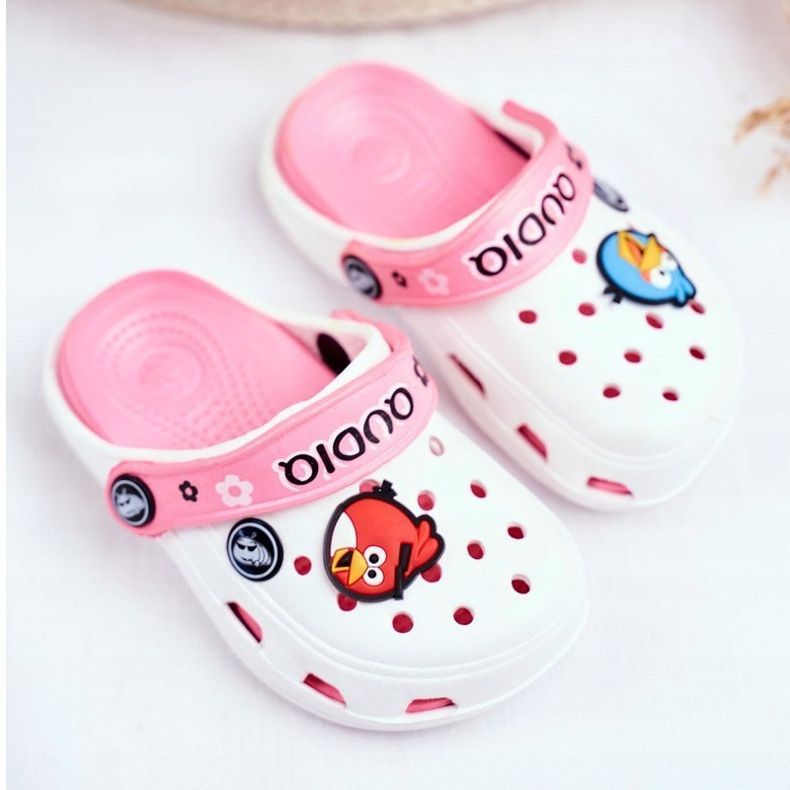 Dětské pěnové podvodnice White Birds AngryBirds bílý růžový 1