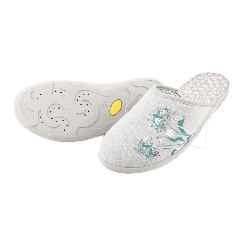 Dámské boty Befado barevné 235D168 šedá zelený 3