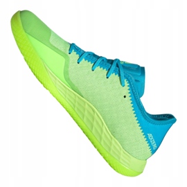 Sálová obuv adidas Adizero FastCourt M FU8385 šedá/stříbrná, modrá, zelená zelený 1