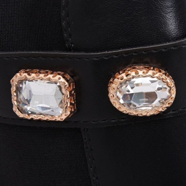 Černé boty Chelsea, černé HE107 černé černá 1