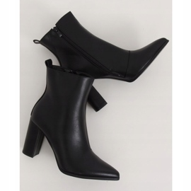 Klasické černé vysoké podpatky DA39P Black černá 1