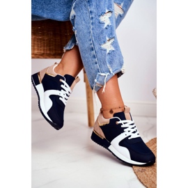 EVE Dámské sportovní boty Navy Blue Golden Clementine Elements bílý námořnická modř zlatý 2