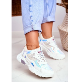 Dámské sportovní boty Lu Boo White Dazzle Me bílý vícebarevný 1
