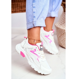 Dámské sportovní bílé boty Lu Boo růžové Dazzle Me bílý růžový 2
