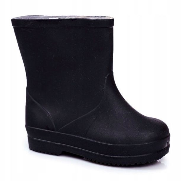 Klasická ukolébavka pro děti z černé gumové galoše černá 2