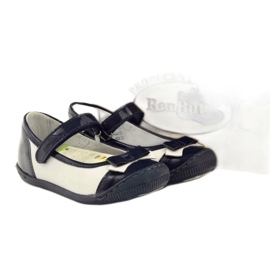 Dětské boty Ballerinas Ren But 1405 tmavě modré bílý 4