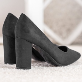 Small Swan Černá Pumpy Na Sloupu černý 1