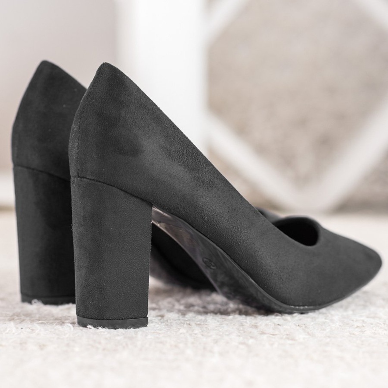 Small Swan Černá Pumpy Na Sloupu černý 1