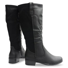 Vysoké izolované boty 8524 Black černý 2