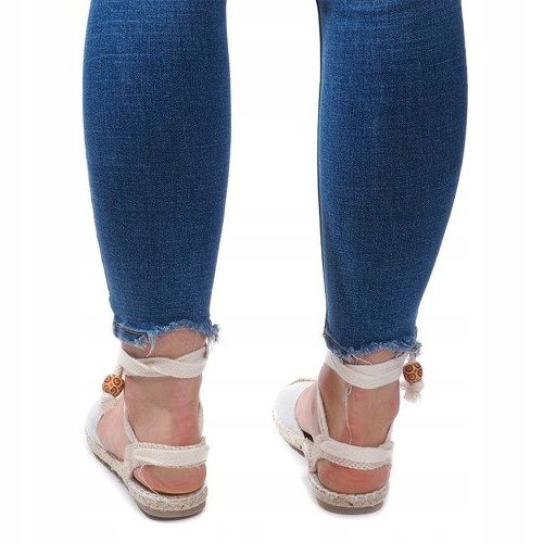 Sandály Espadrilles Ballerinas Ballerinas 30550 Silver stříbro šedá 2