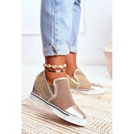 Dámské tenisky Lu Boo se síťovinou Golden Morgono zlatý 1