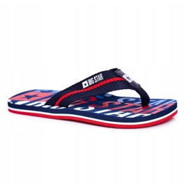 Pánské pantofle Žabky Big Star Navy Blue DD174659 námořnická modř 1