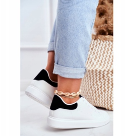 PS1 Dámské sportovní boty bílé barvy s černým podpatkem Milly bílý černá 1 PS1 Dámské sportovní boty bílé barvy s černým podpatkem Milly bílý černá 1