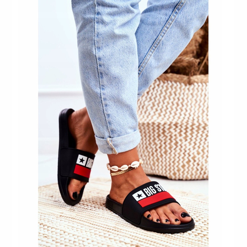 Dámské pantofle Big Star Classic Black GG274A045 černá 2