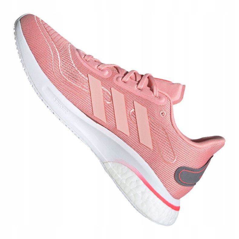 Běžecké boty adidas Supernova W FV6021 bílý růžový 1