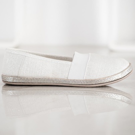 SHELOVET Stylové nazouvací tenisky bílý 2