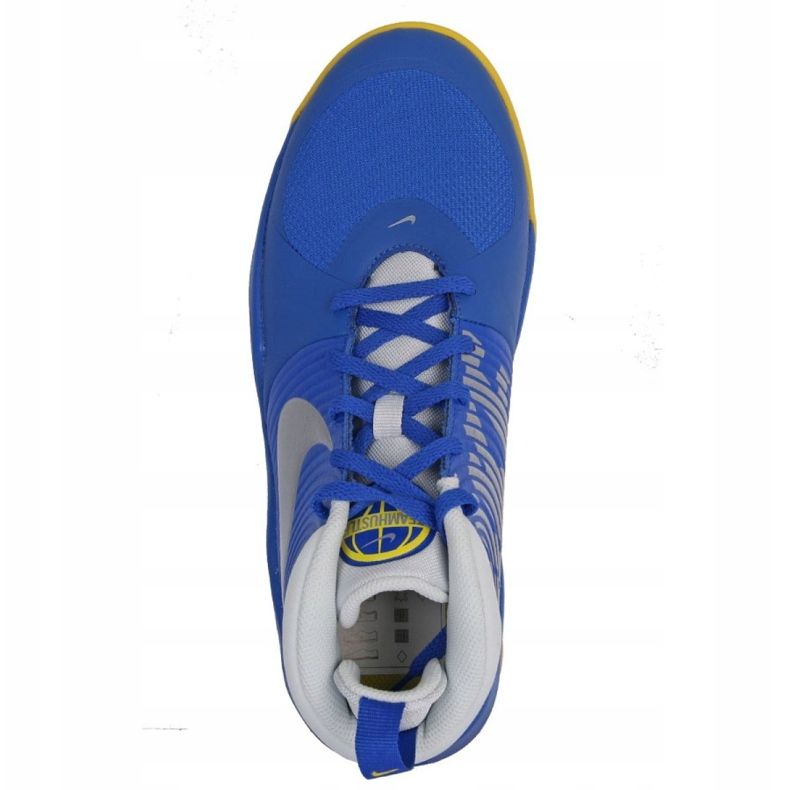 Basketbalové boty Nike Team Hustle D 9 Jr AQ4224-404 vícebarevný modrý 2