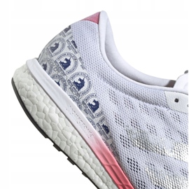 Běžecké boty adidas Adizero Boston 9 M FX8499 bílý červený šedá 1