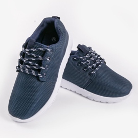 PA1 Tmavě modrá lehká sportovní obuv DN15-7 modrý 1