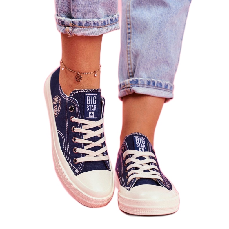 Dámské tenisky Big Star Navy Blue FF274125 námořnická modř vícebarevný 1