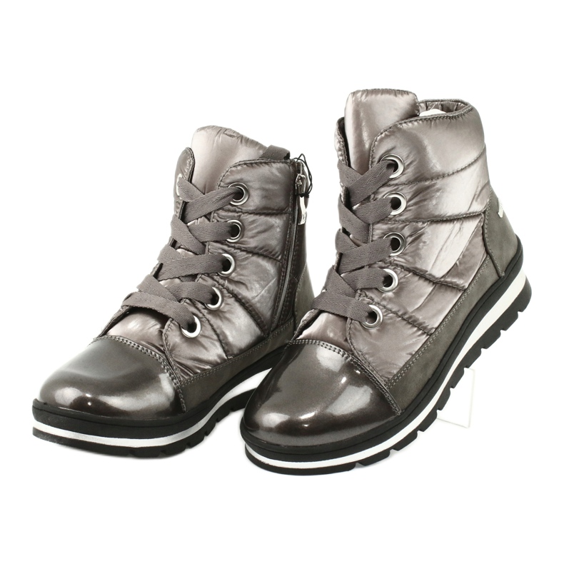 Hnědé sněhové boty, membrána Caprice 26212 hnědý 2