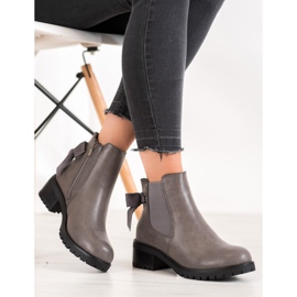 J. Star Šedé Chelsea Boty Na Baru šedá 1 J. Star Šedé Chelsea Boty Na Baru šedá 1