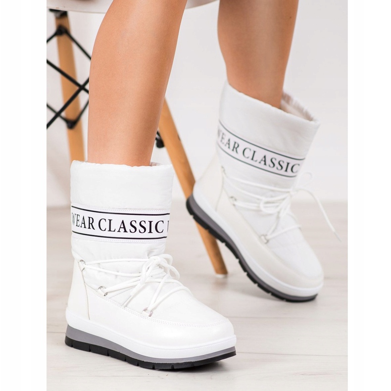 GOLL Noste klasické sněhové boty bílý 2