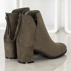 Zipové boty VINCEZA vícebarevný zelený 1