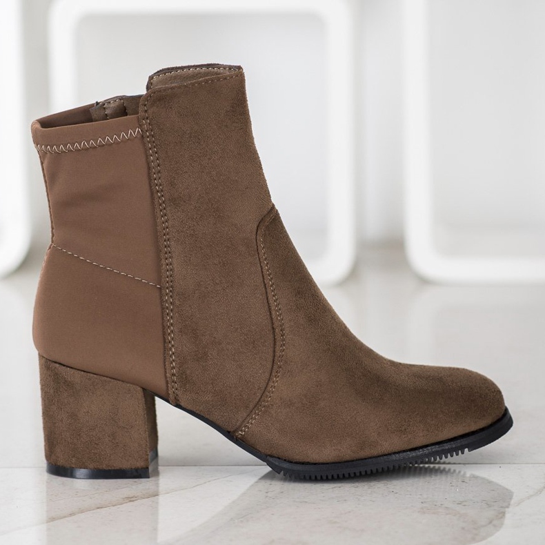 J. Star hnědé boty hnědý 2