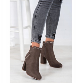 Evento Elegantní kozačky hnědý 1