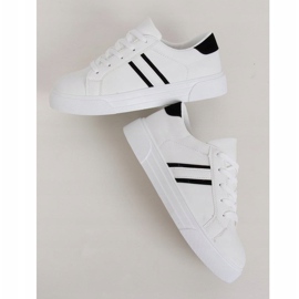 Bílé dámské tenisky CC-20 Black bílý černý 1