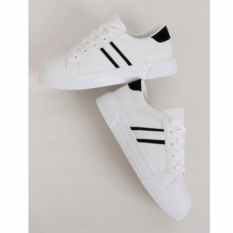 Bílé dámské tenisky CC-20 Black bílý černý 1