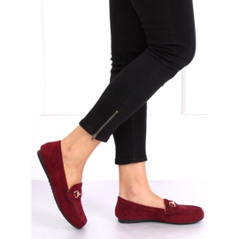 Dámské vínové mokasíny CH-1M16 Wine Red červený vícebarevný 1