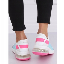 Bílé dámské sportovní boty F-3336 WHITE / FUSHIA bílý růžový 1