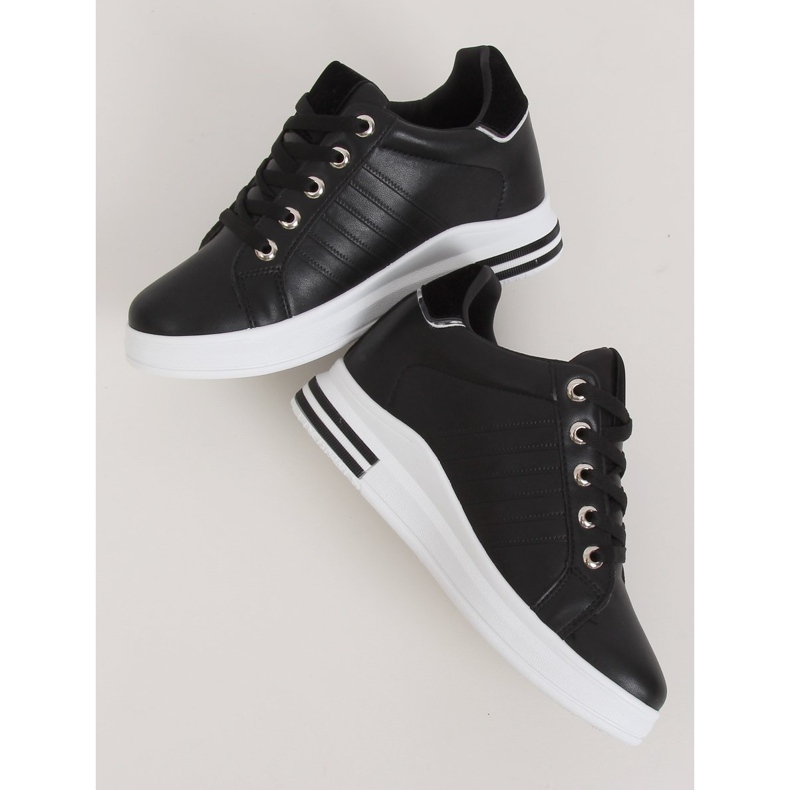 Černé tenisky R78 Black na skrytém klínu černá 2 Černé tenisky R78 Black na skrytém klínu černá 2