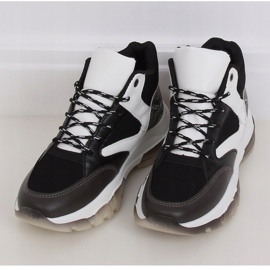 Černé vysoké tenisky 2000-C06 černá 1 Černé vysoké tenisky 2000-C06 černá 1