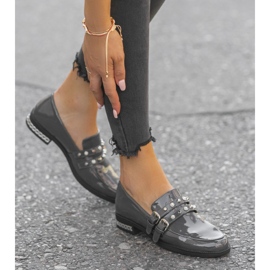 Šedé dámské boty C18-6252-2 šedá 2